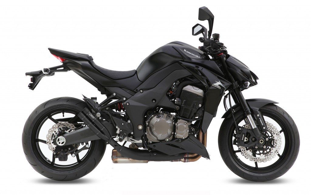 total black Kawasaki